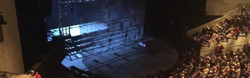 The Olivier Theatre at the National Theatre