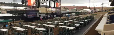 The Corona Grandstand Stage at the Del Mar Fairgrounds
