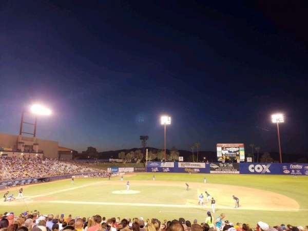 Cashman Field, bloc: 17, rangée: U, place: 17