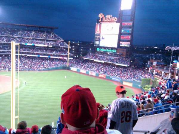Citizens Bank Park, bloc: 306, rangée: 14, place: 6
