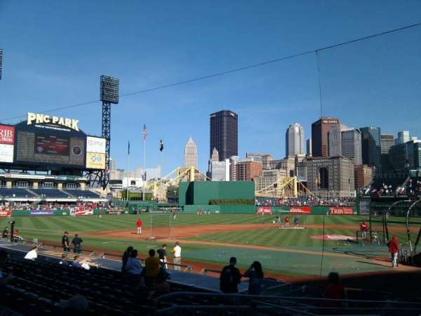 PNC Park, bloc: 119, rangée: b, place: 12