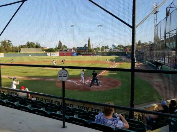 Valley Strong Ballpark, bloc: 204, rangée: E, place: 3