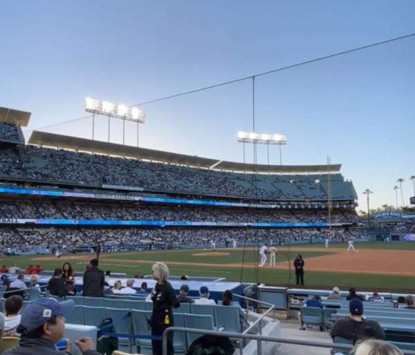Dodger Stadium, bloc: 26FD, rangée: E, place: 4