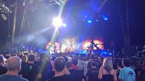 Ameris Bank Amphitheatre, bloc: ORCH 1, rangée: H, place: 18