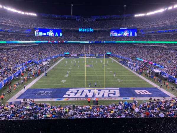MetLife Stadium, bloc: 227A, rangée: 1, place: 6