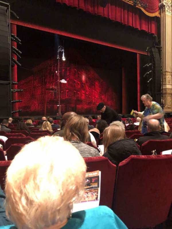 James M. Nederlander Theatre, bloc: Orchestra L, rangée: M, place: 15