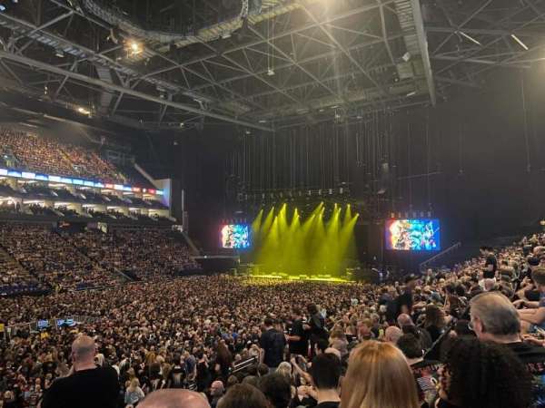 The O2, London, bloc: 110, rangée: T, place: 282