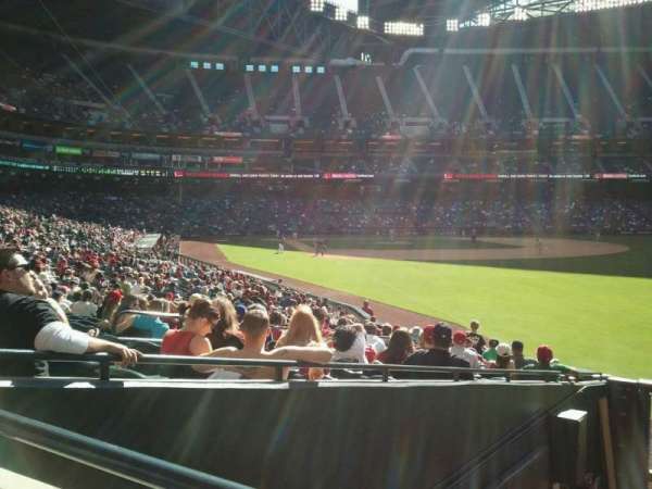 Chase Field, bloc: 108, rangée: 25, place: 9