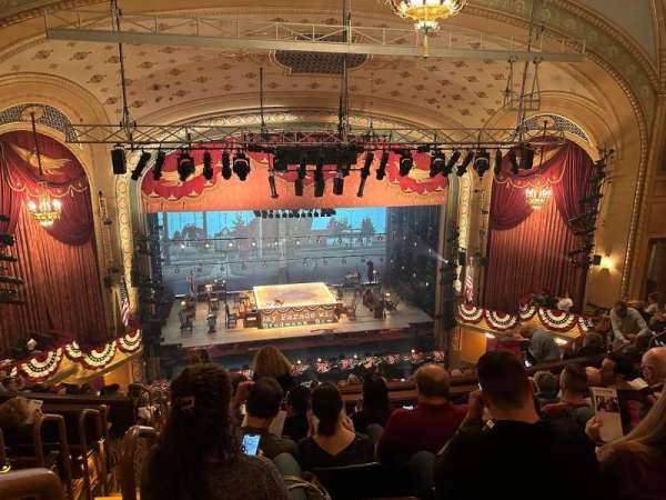 Bernard B. Jacobs Theatre, bloc: Mezzanine C, rangée: K, place: 114