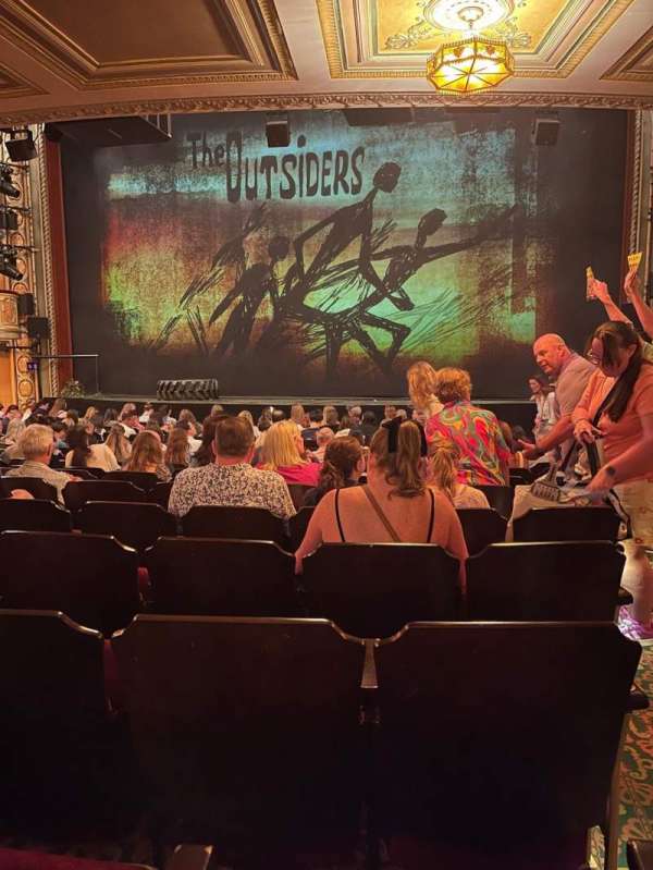 Bernard B. Jacobs Theatre, bloc: Orchestra C, rangée: O, place: 101