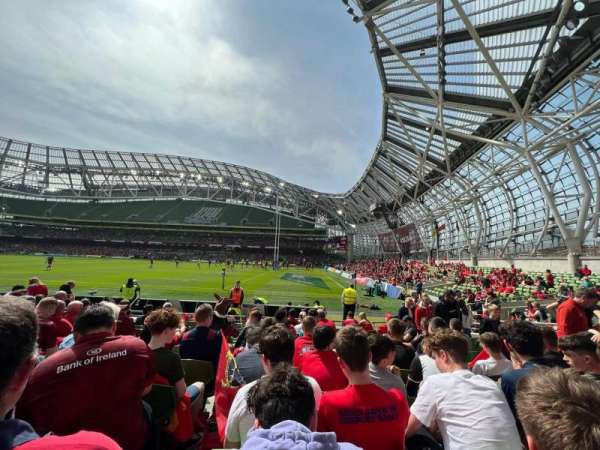 Aviva Stadium, bloc: 141, rangée: L, place: 22