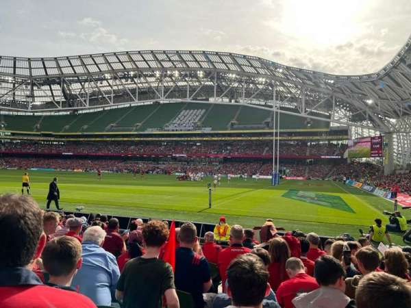 Aviva Stadium, bloc: 141, rangée: L, place: 22