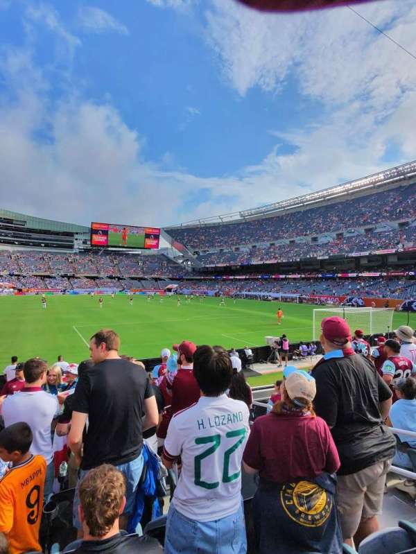 Soldier Field, bloc: 154, rangée: 8, place: 10