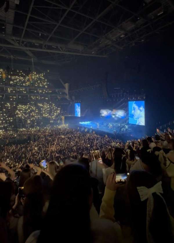 The O2, London, bloc: 111, rangée: W, place: 352