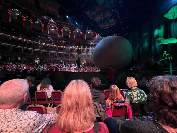 Royal Albert Hall, bloc: Stalls M, rangée: 4, place: 102