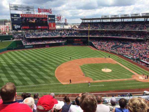 Nationals Park, bloc: 307, rangée: F, place: 15