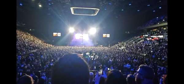 Accor Arena, bloc: Gradin U, rangée: 18, place: 29