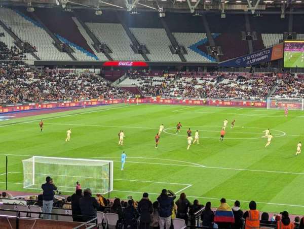 London Stadium, bloc: 253, rangée: 35, place: 781