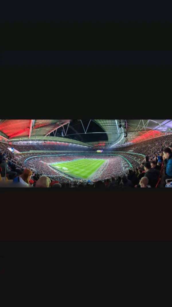 Wembley Stadium, bloc: 535, rangée: 7, place: 253