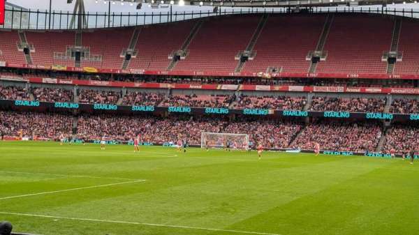 Emirates Stadium, bloc: 22, rangée: 11