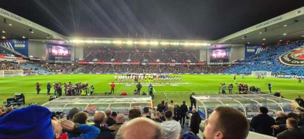 Ibrox Stadium, bloc: SW1, rangée: L, place: 163