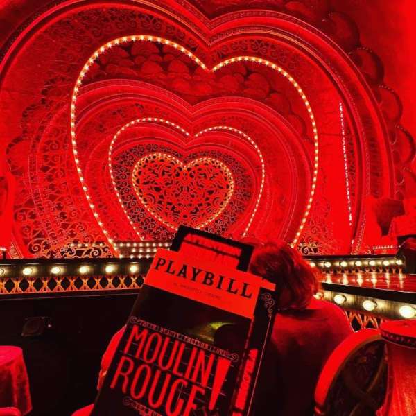 Al Hirschfeld Theatre, bloc: CanL, rangée: G, place: 2