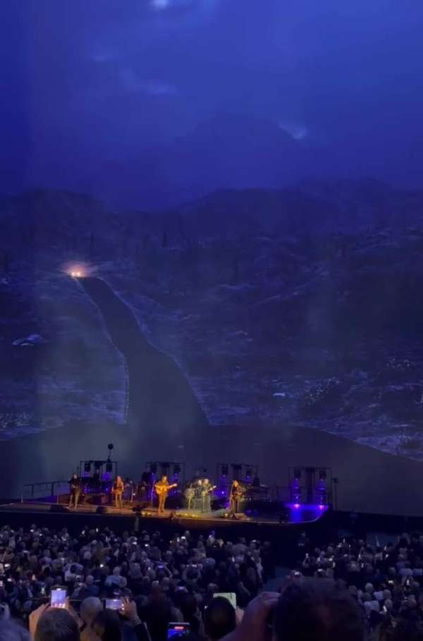 The Sphere, Vegas, bloc: 107, rangée: 21, place: 3