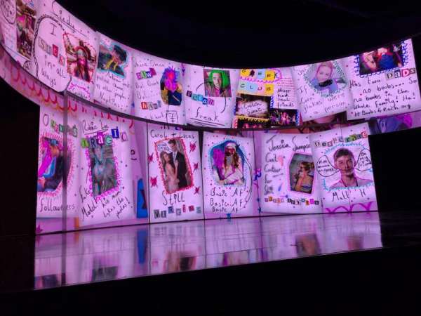 August Wilson Theatre, bloc: Orchestra L, rangée: A, place: 3