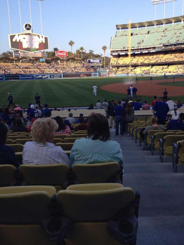 Dodger Stadium, bloc: 33FD, rangée: P, place: 1