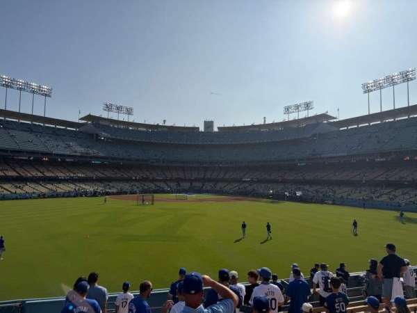 Dodger Stadium, bloc: 313PL, rangée: M, place: 19