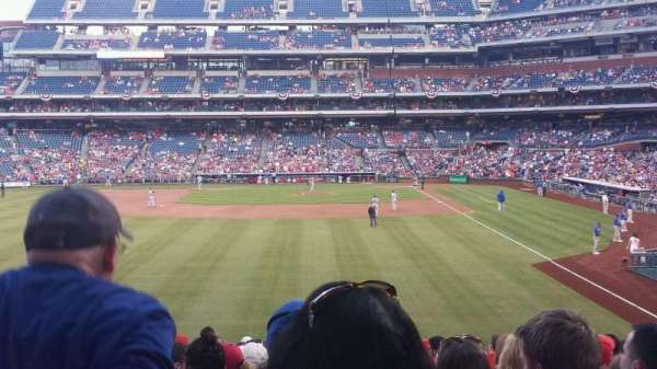 Citizens Bank Park, bloc: 142, rangée: 19, place: 8