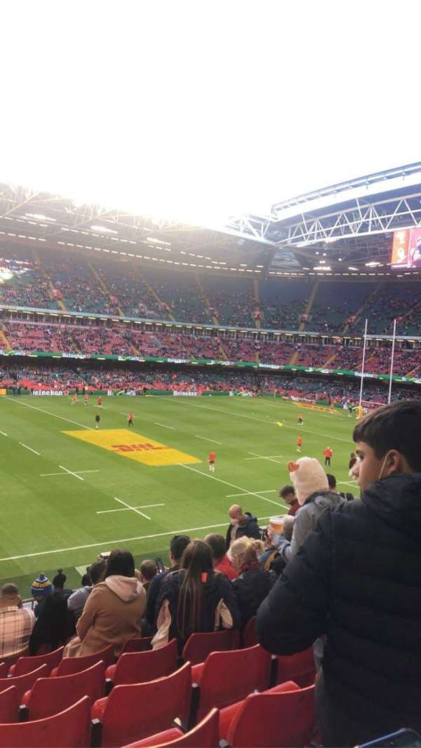 Principality Stadium, bloc: M32, rangée: 11, place: 16