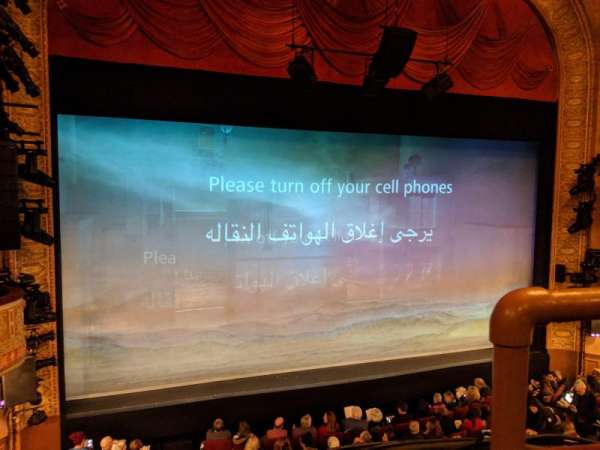 Barrymore Theatre, bloc: Front Mezzanine L, rangée: A, place: 1