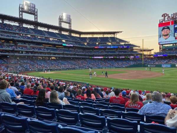 Citizens Bank Park, bloc: 113, rangée: 21, place: 3