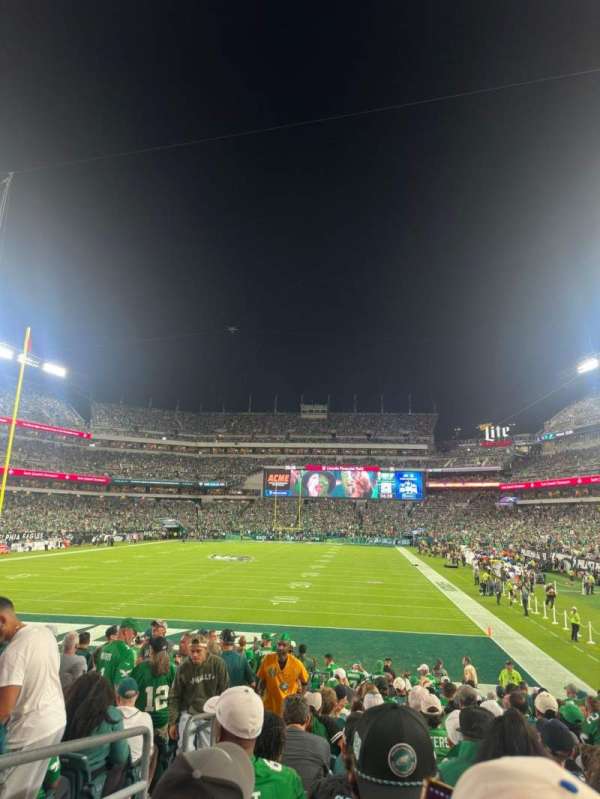 Lincoln Financial Field, bloc: 131, rangée: 13, place: 2