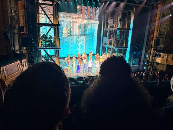 Shubert Theatre, bloc: MEZZANINE L, rangée: B, place: 7
