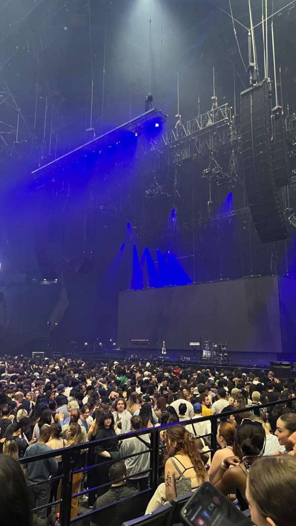 Accor Arena, bloc: Gradin F, rangée: 25, place: 12