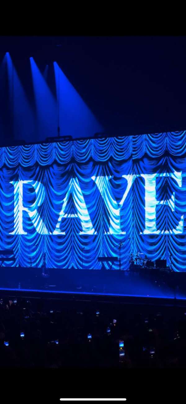 Accor Arena, bloc: Gradin F, rangée: 25, place: 12