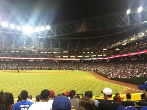 Chase Field, bloc: 140, rangée: 19, place: 4