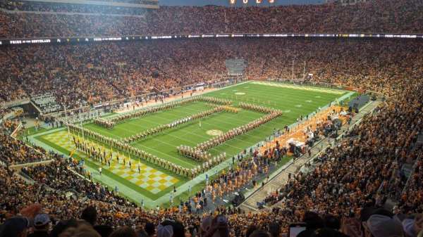 Neyland Stadium, bloc: XX4, rangée: 8, place: 4