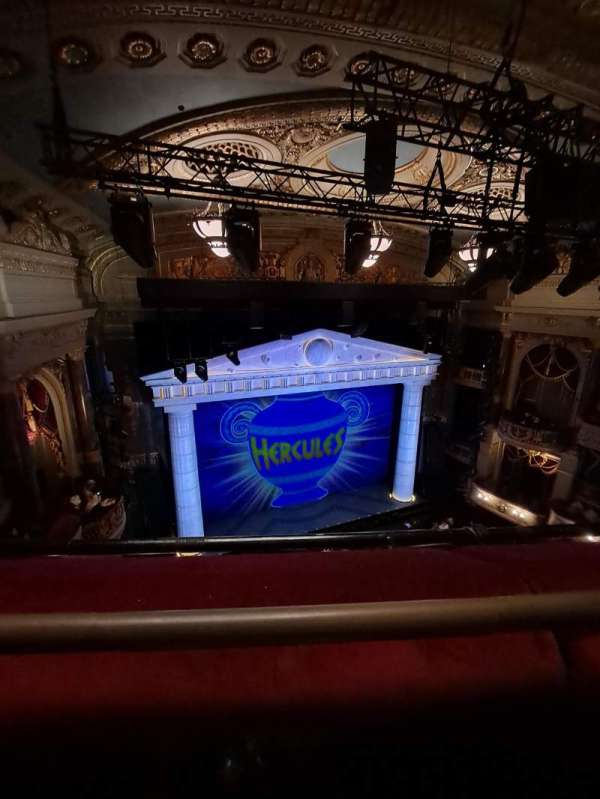 Theatre Royal Drury Lane, bloc: Balcony, rangée: A, place: 37