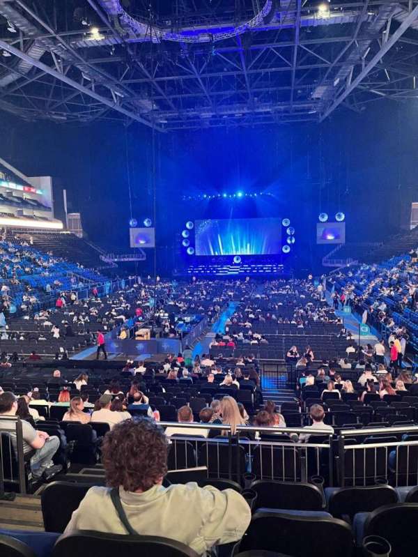 The O2, London, bloc: 107, rangée: S, place: 222