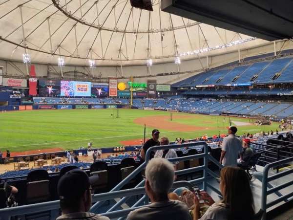 Tropicana Field, bloc: 129, rangée: RR, place: 8