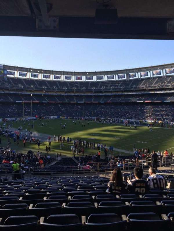 San Diego Stadium, bloc: P44, rangée: 19, place: 9