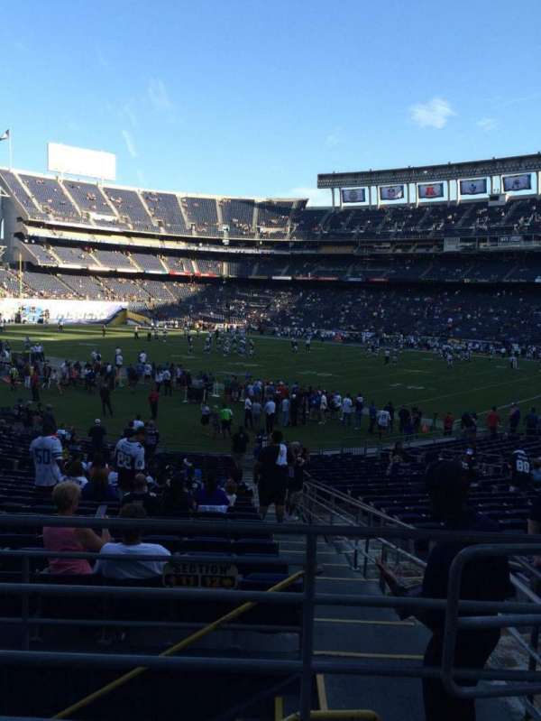 San Diego Stadium, bloc: P13, rangée: 1, place: 27