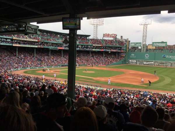 Fenway Park, bloc: Grandstand 13, rangée: 10, place: 13