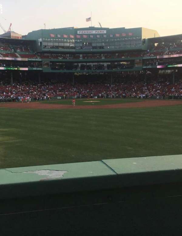 Fenway Park, bloc: Bleacher 35, rangée: 1, place: 3