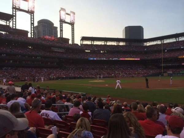 Busch Stadium, bloc: 140D, rangée: M, place: 9