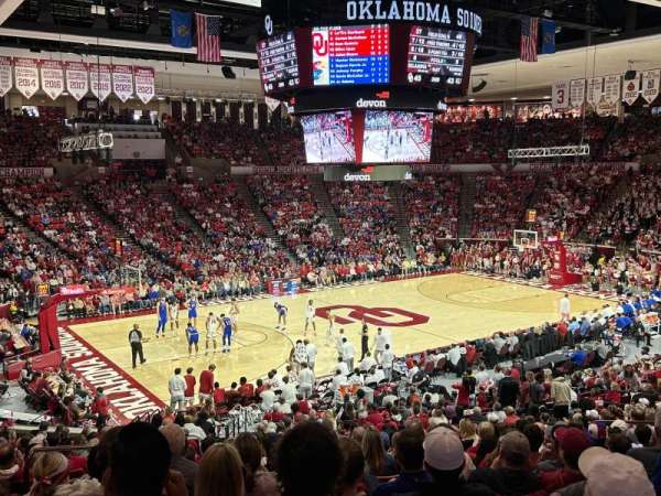 Lloyd Noble Center, bloc: 224, rangée: A, place: 2
