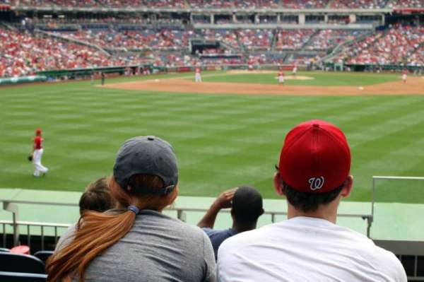 Nationals Park, bloc: 141, rangée: F, place: 1